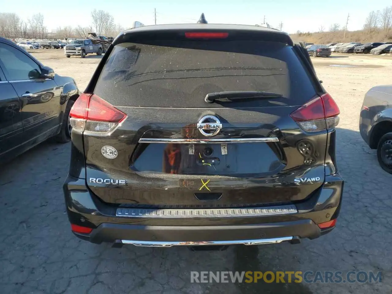 6 Photograph of a damaged car 5N1AT2MV6KC842626 NISSAN ROGUE 2019