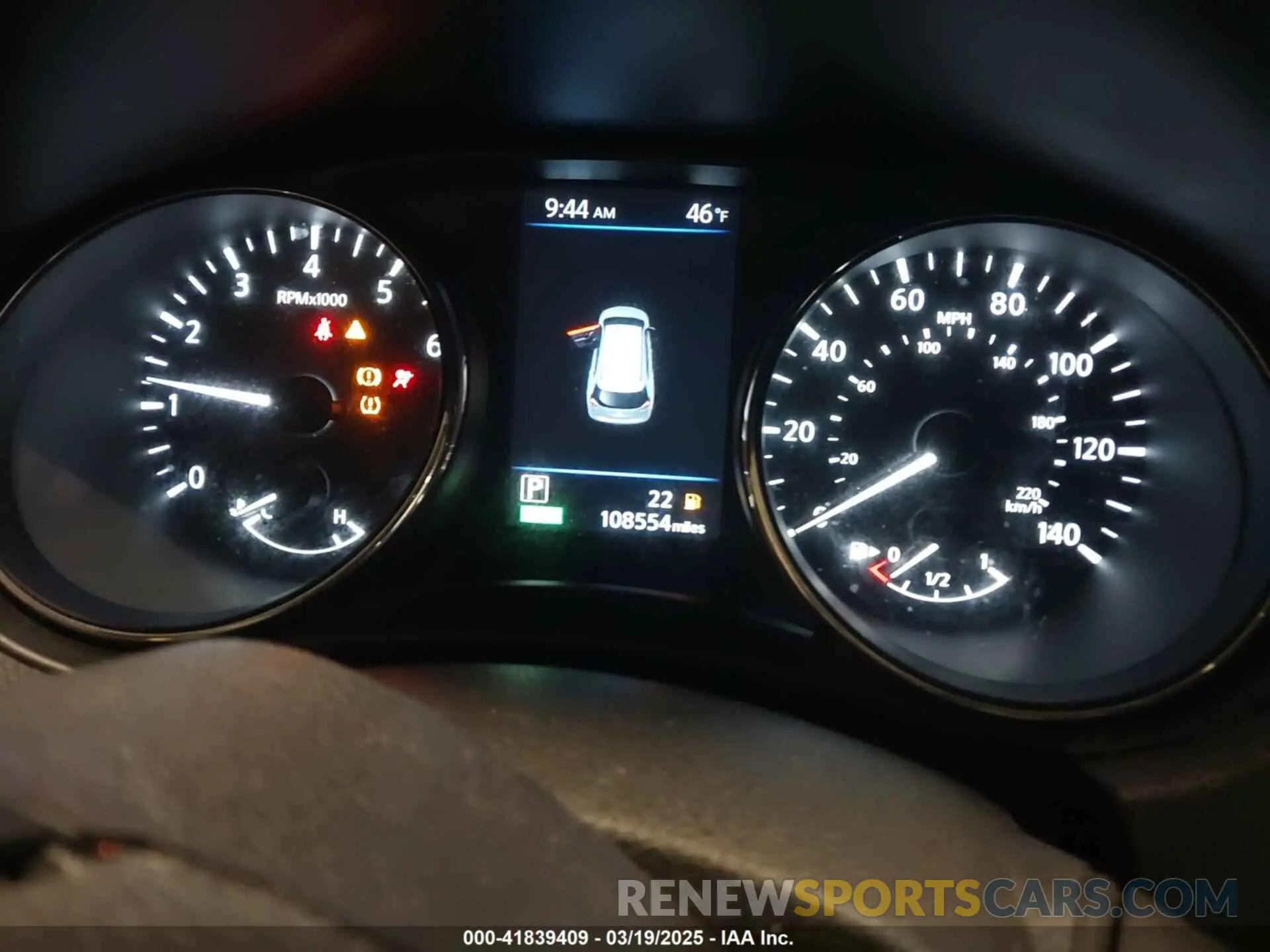 7 Photograph of a damaged car 5N1AT2MV7KC712936 NISSAN ROGUE 2019