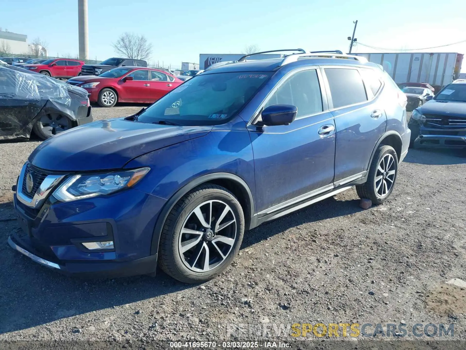 2 Photograph of a damaged car 5N1AT2MV7KC718316 NISSAN ROGUE 2019