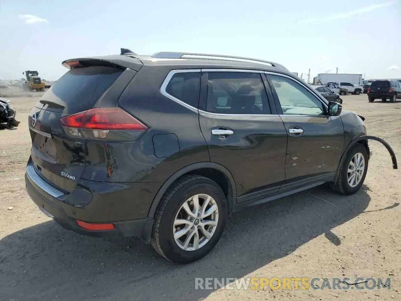 3 Photograph of a damaged car 5N1AT2MV7KC738114 NISSAN ROGUE 2019