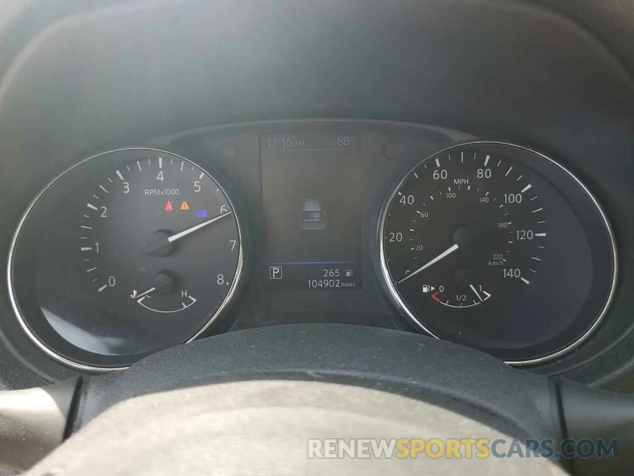 9 Photograph of a damaged car 5N1AT2MV7KC738114 NISSAN ROGUE 2019