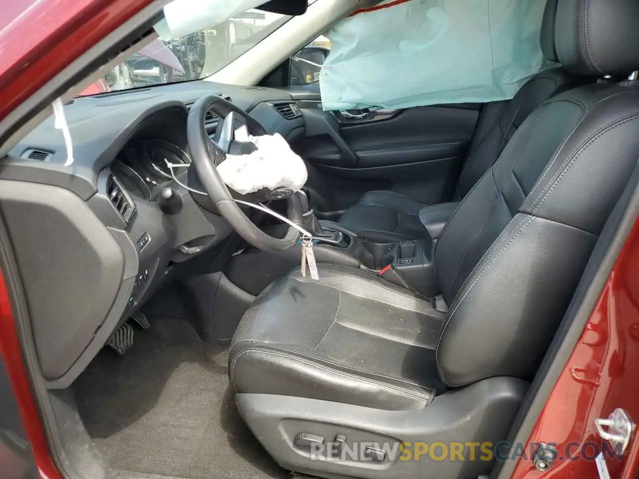 7 Photograph of a damaged car 5N1AT2MV7KC756628 NISSAN ROGUE 2019