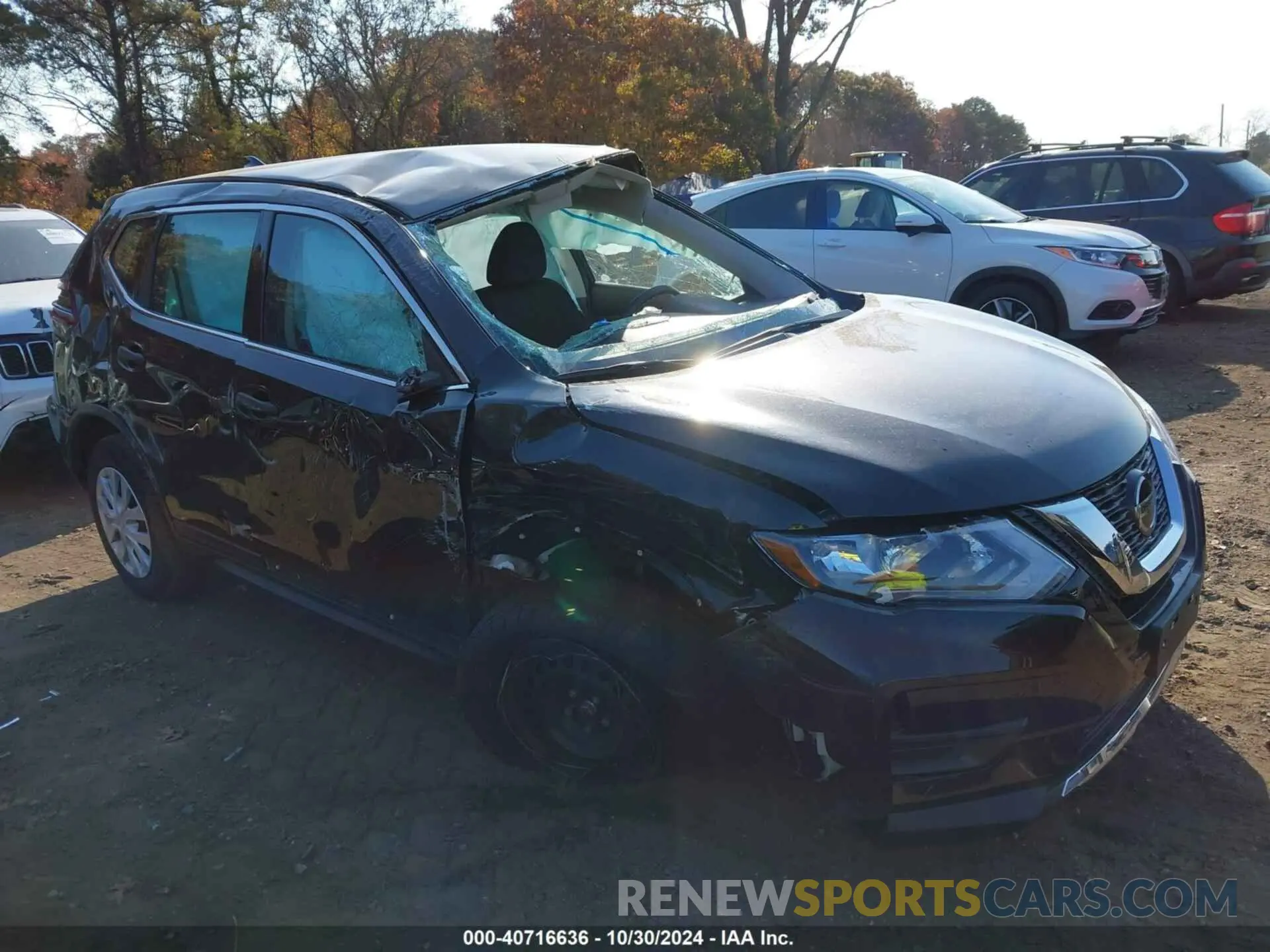 1 Photograph of a damaged car 5N1AT2MV7KC787720 NISSAN ROGUE 2019