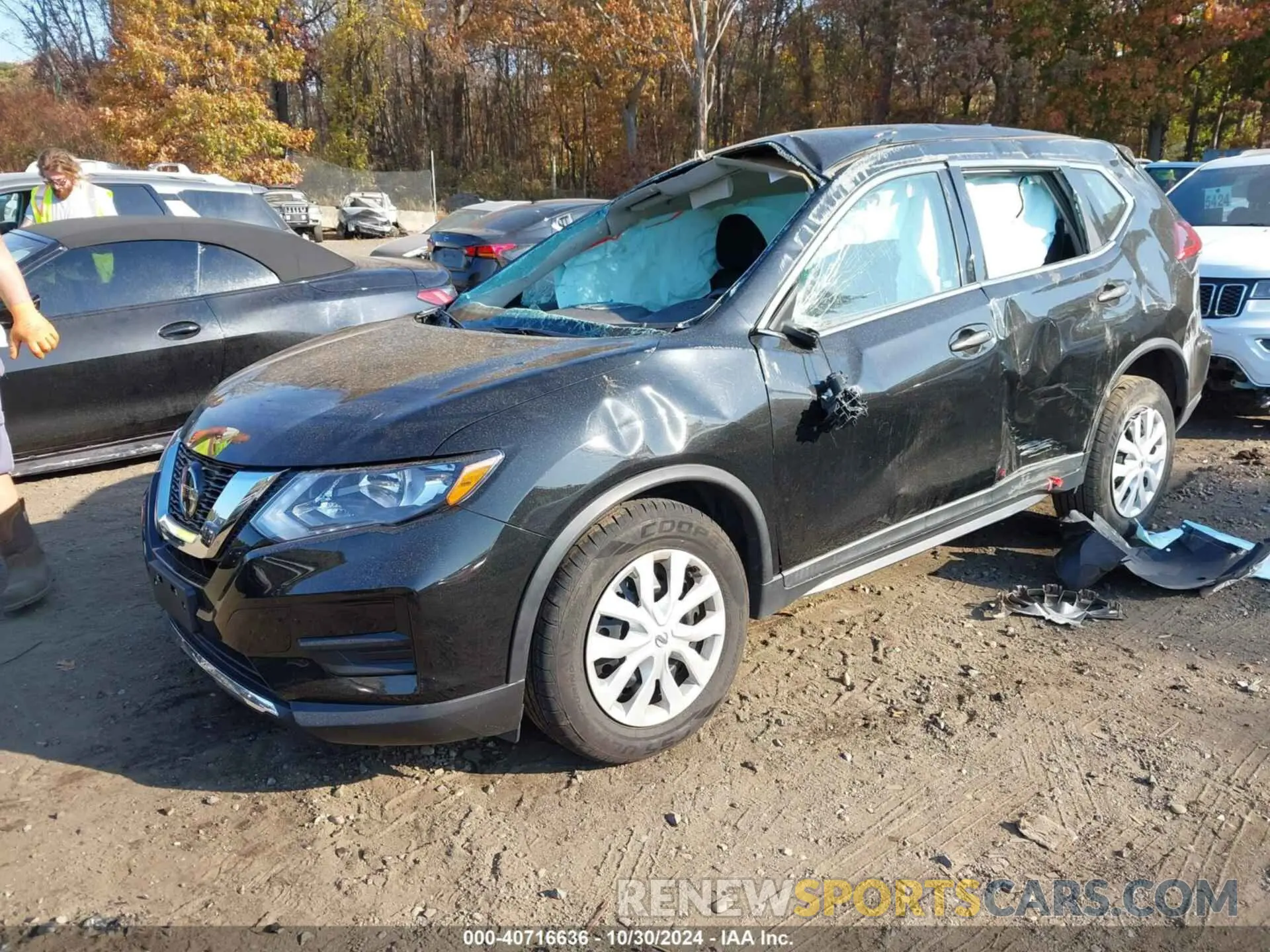 2 Photograph of a damaged car 5N1AT2MV7KC787720 NISSAN ROGUE 2019