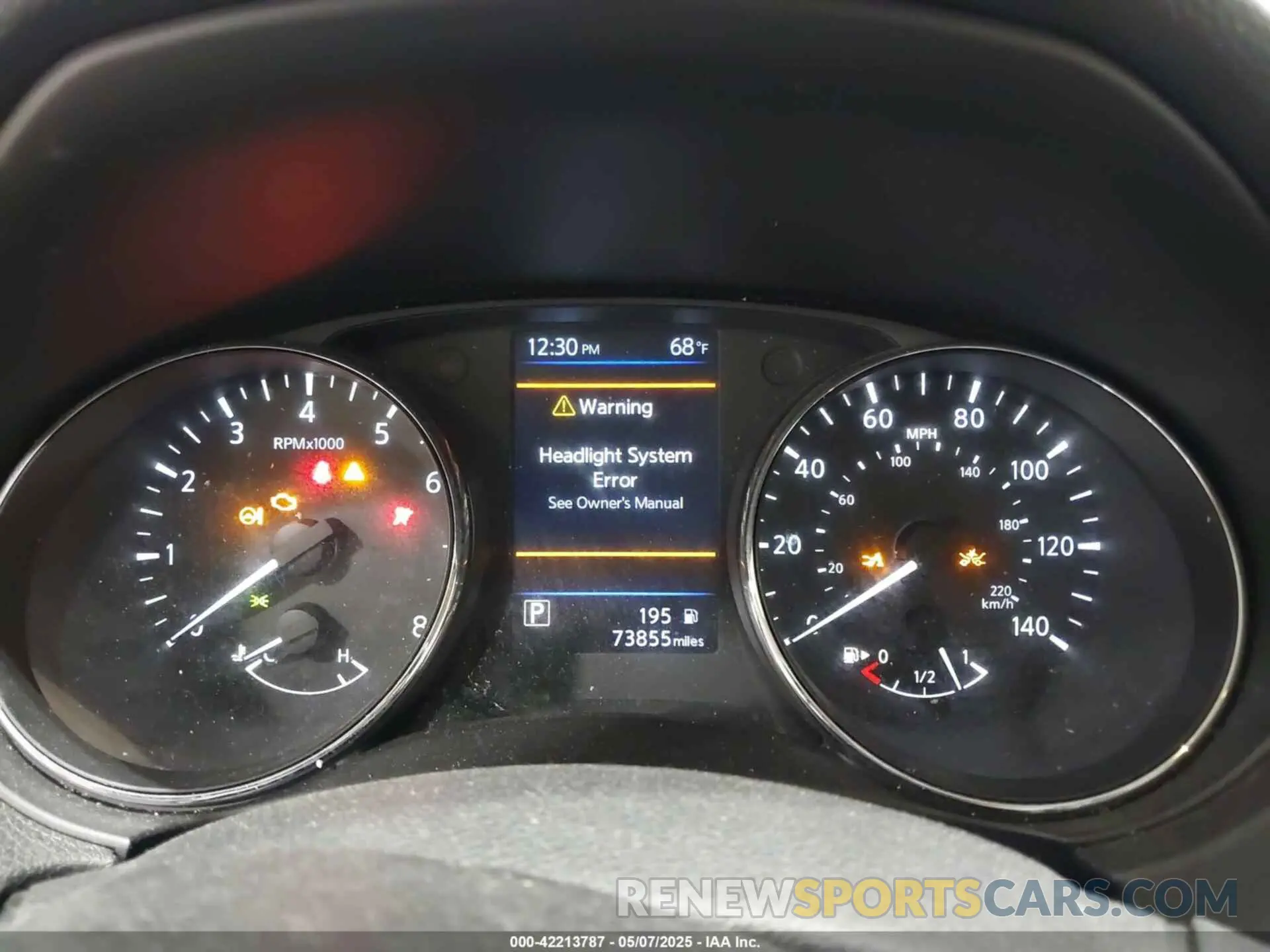 7 Photograph of a damaged car 5N1AT2MV7KC809442 NISSAN ROGUE 2019