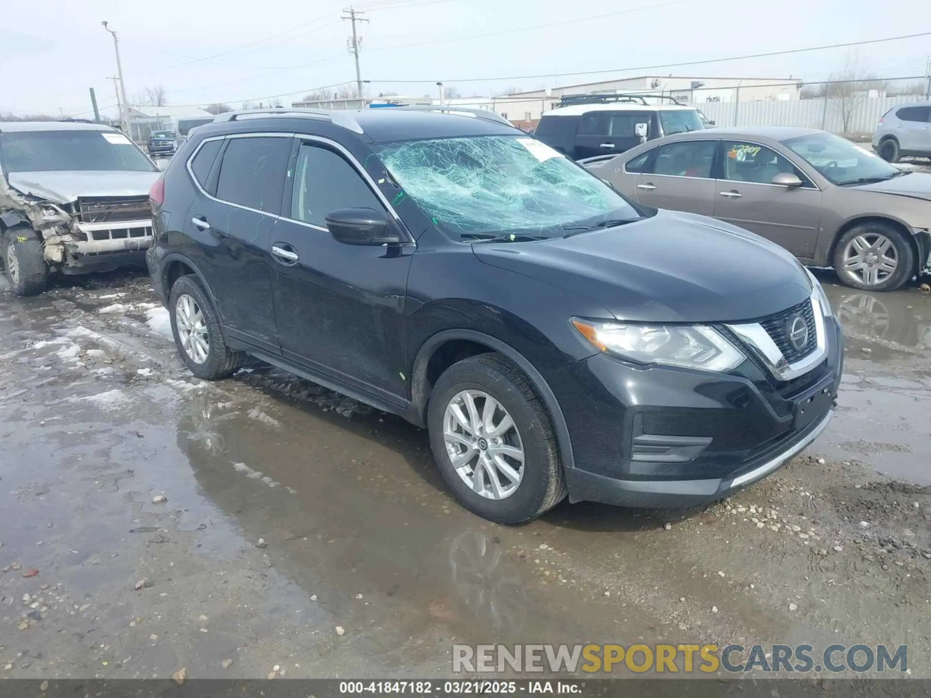 1 Photograph of a damaged car 5N1AT2MV7KC811028 NISSAN ROGUE 2019