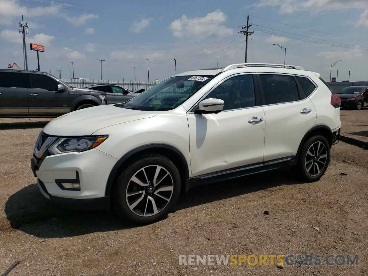 1 Photograph of a damaged car 5N1AT2MV7KC816035 NISSAN ROGUE 2019
