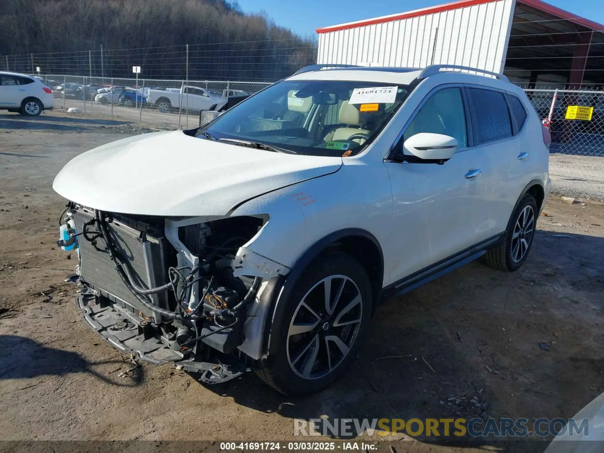 2 Photograph of a damaged car 5N1AT2MV7KC819422 NISSAN ROGUE 2019