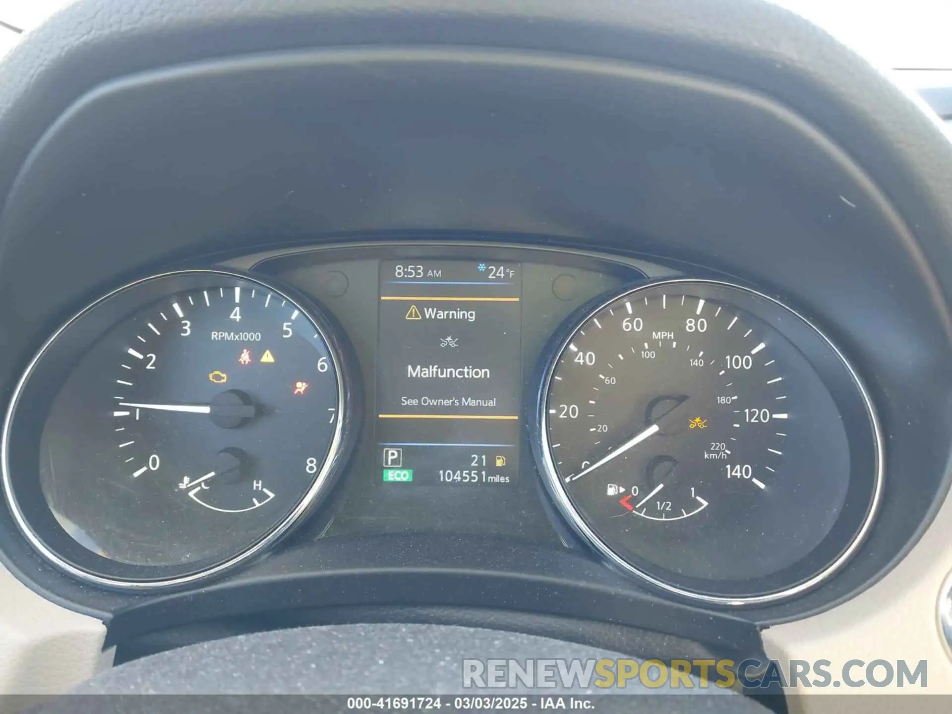 7 Photograph of a damaged car 5N1AT2MV7KC819422 NISSAN ROGUE 2019