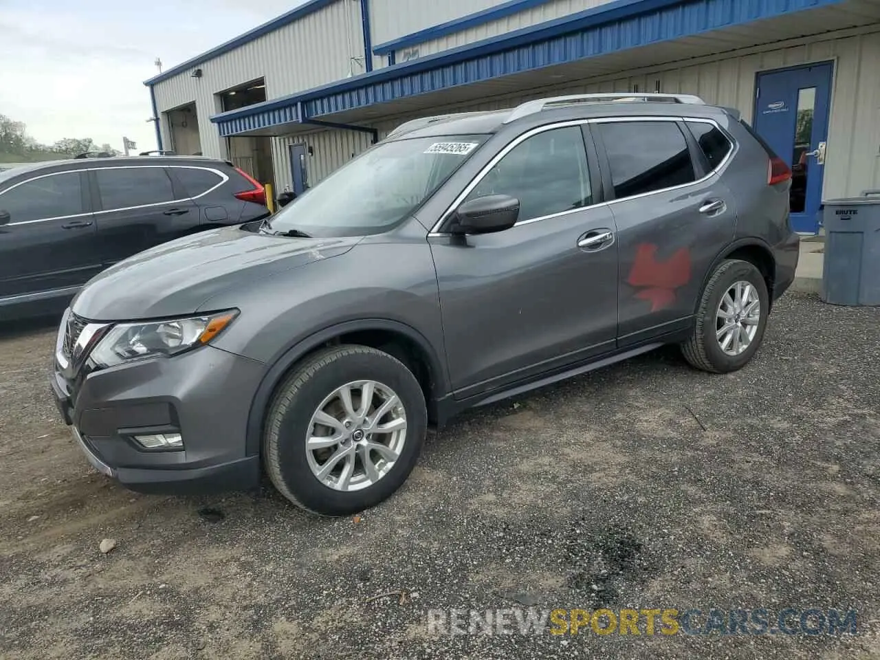 1 Photograph of a damaged car 5N1AT2MV8KC738767 NISSAN ROGUE 2019
