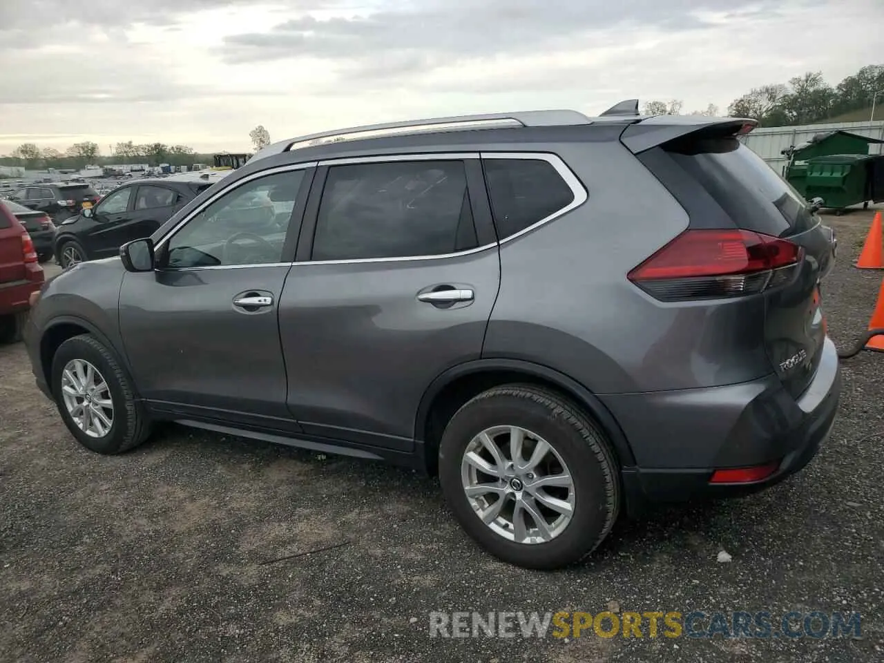 2 Photograph of a damaged car 5N1AT2MV8KC738767 NISSAN ROGUE 2019