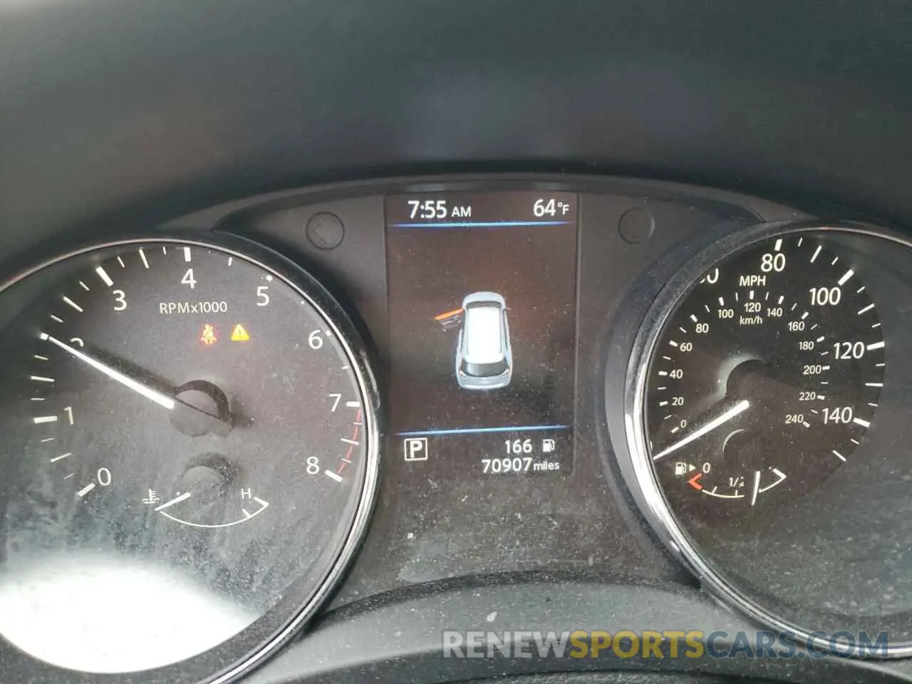 9 Photograph of a damaged car 5N1AT2MV8KC738767 NISSAN ROGUE 2019