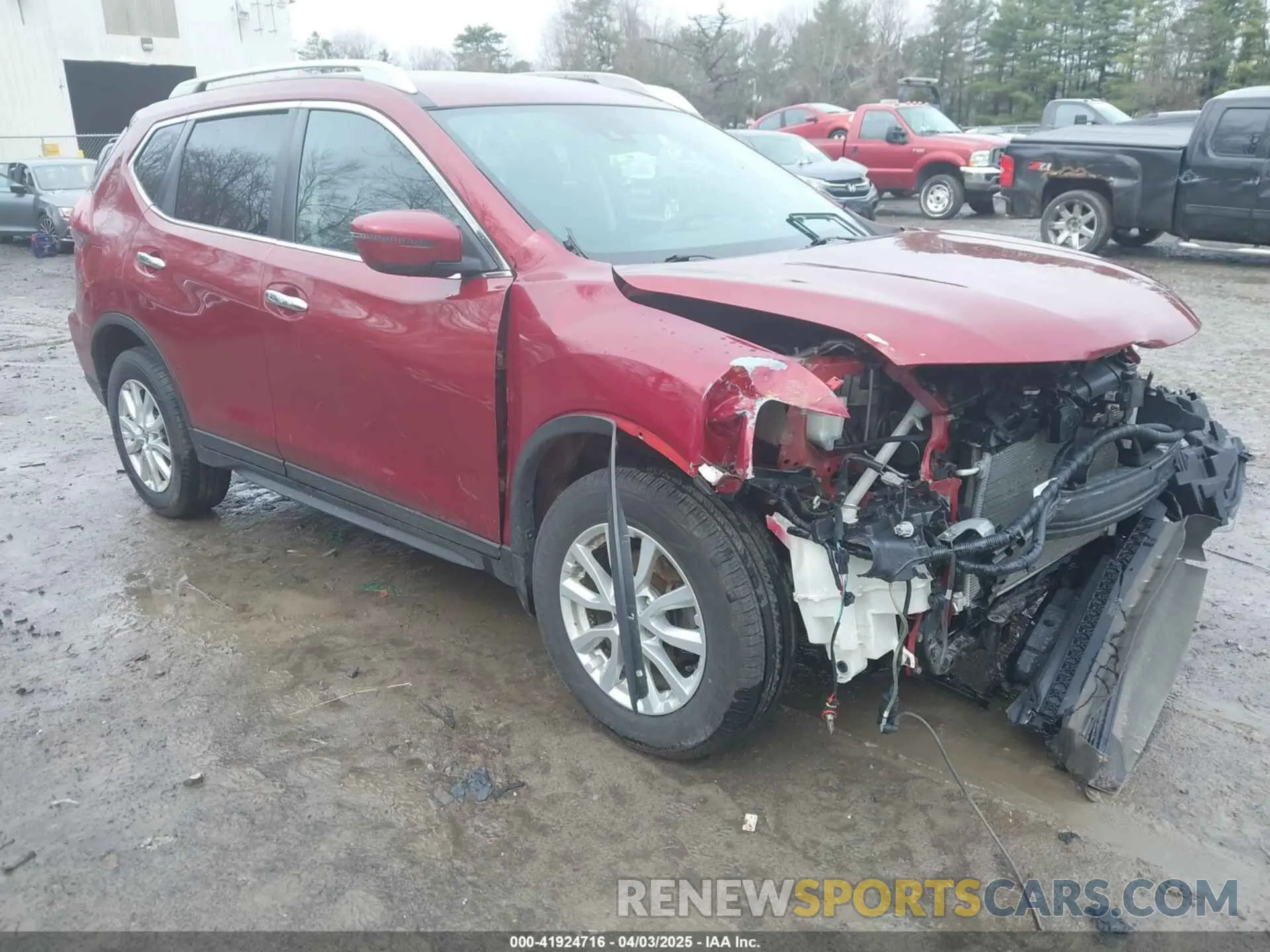1 Photograph of a damaged car 5N1AT2MV8KC747372 NISSAN ROGUE 2019