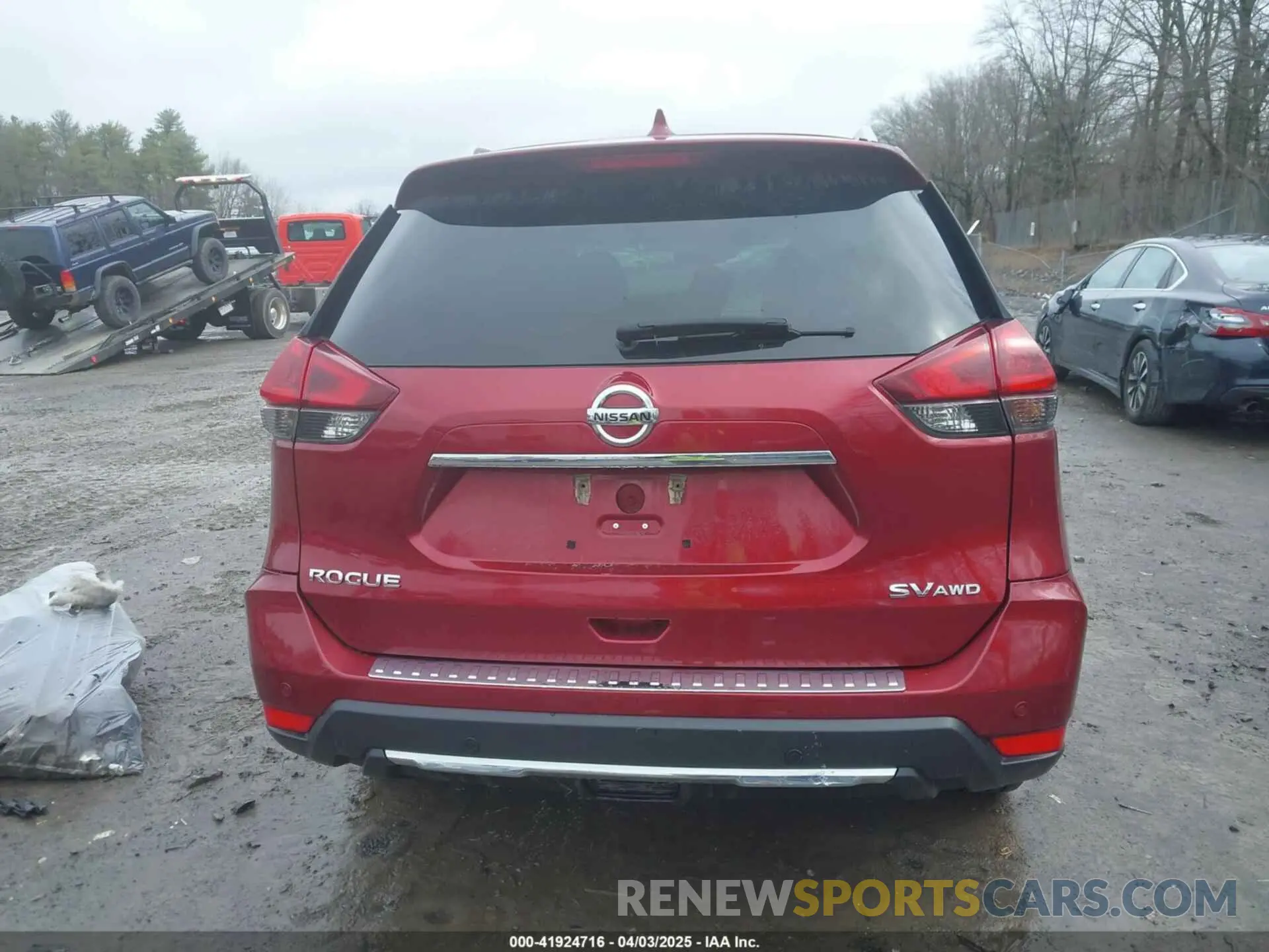 16 Photograph of a damaged car 5N1AT2MV8KC747372 NISSAN ROGUE 2019