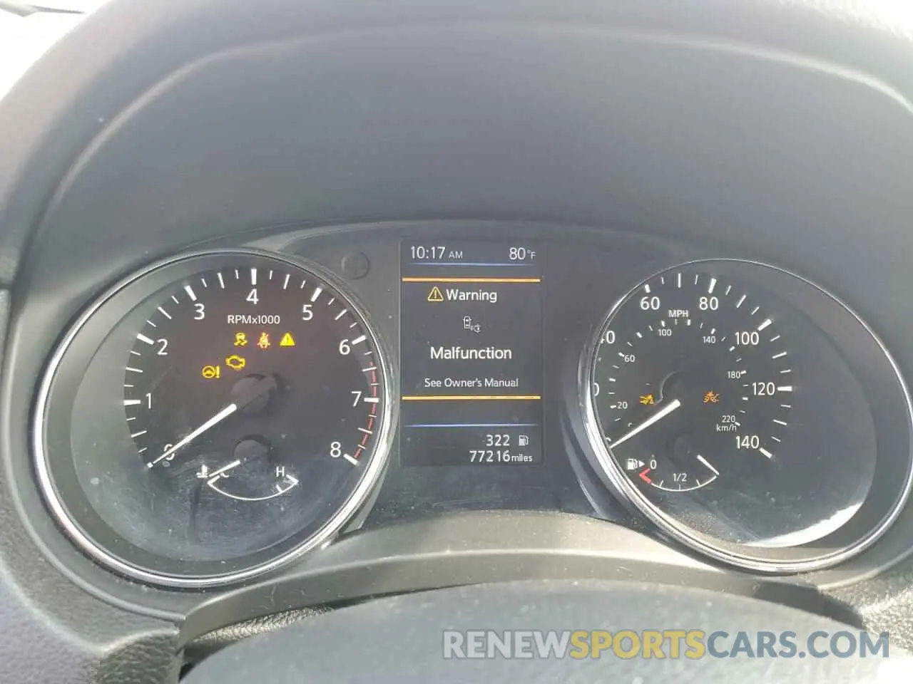 9 Photograph of a damaged car 5N1AT2MV8KC767282 NISSAN ROGUE 2019