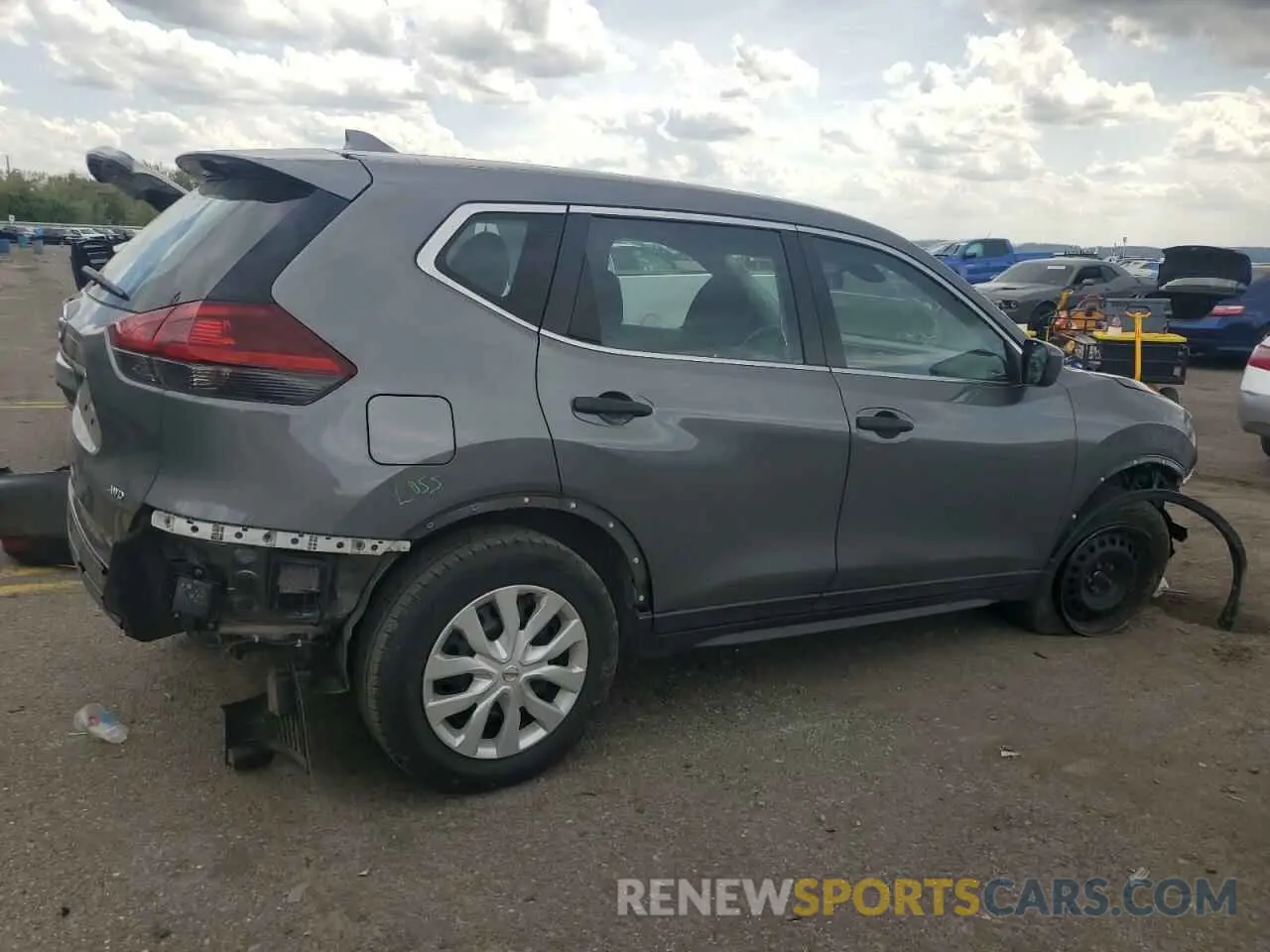 3 Photograph of a damaged car 5N1AT2MV8KC812463 NISSAN ROGUE 2019