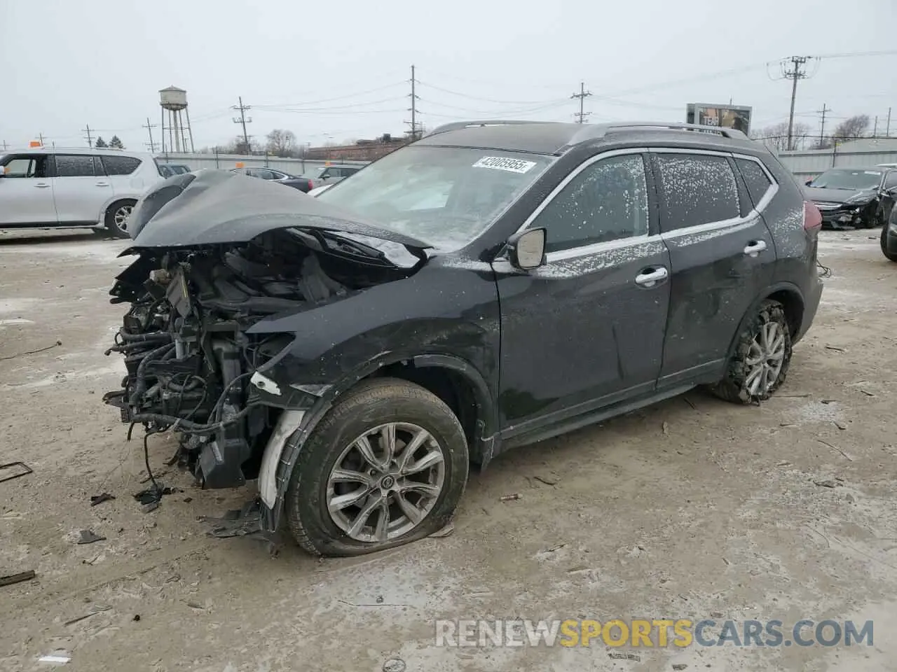 1 Photograph of a damaged car 5N1AT2MV8KC835001 NISSAN ROGUE 2019