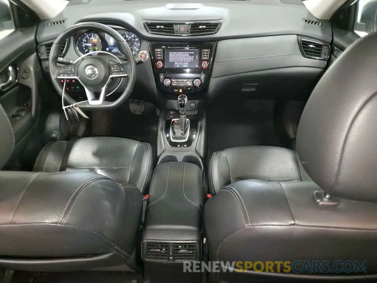 8 Photograph of a damaged car 5N1AT2MV9KC723985 NISSAN ROGUE 2019