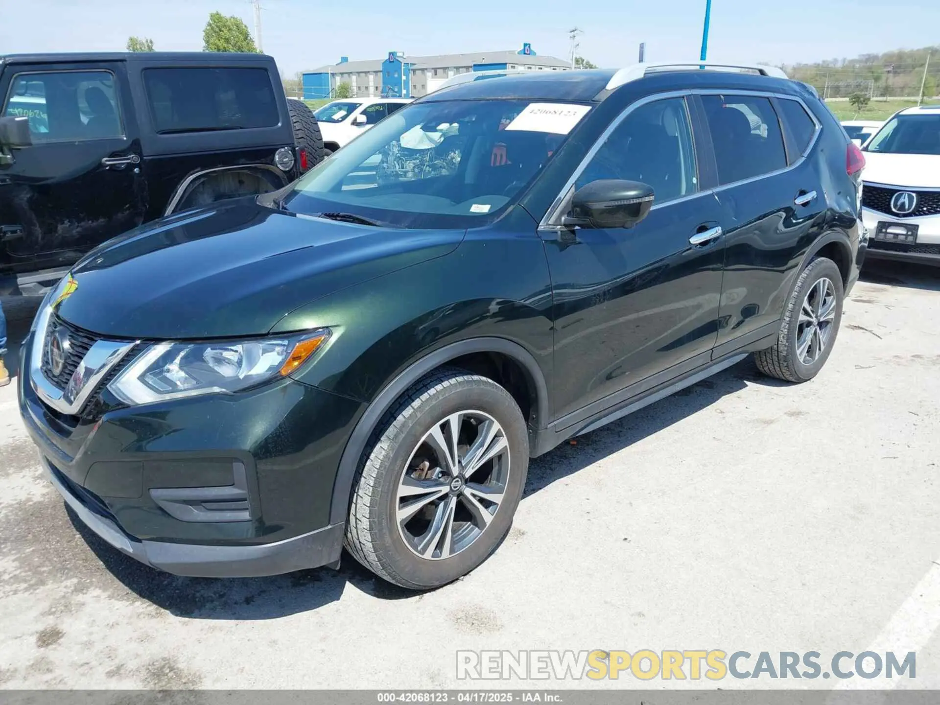 2 Photograph of a damaged car 5N1AT2MV9KC757926 NISSAN ROGUE 2019