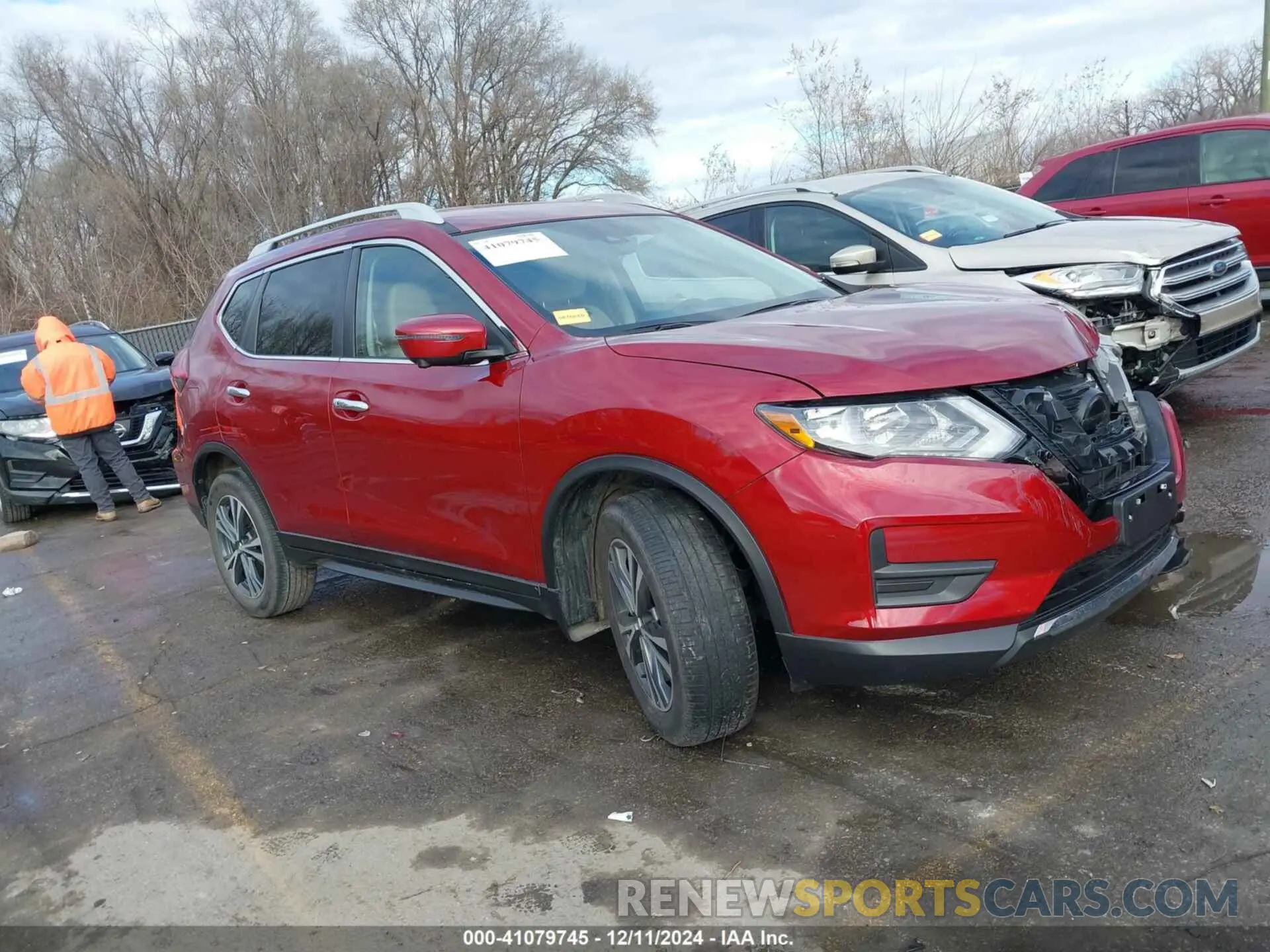 1 Photograph of a damaged car 5N1AT2MV9KC759403 NISSAN ROGUE 2019