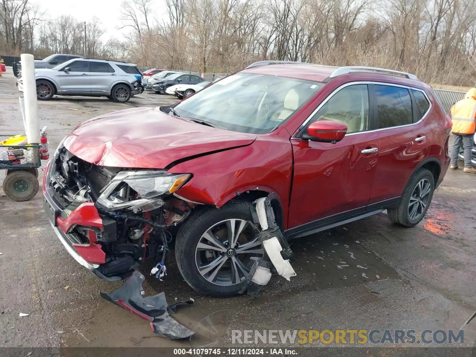2 Photograph of a damaged car 5N1AT2MV9KC759403 NISSAN ROGUE 2019