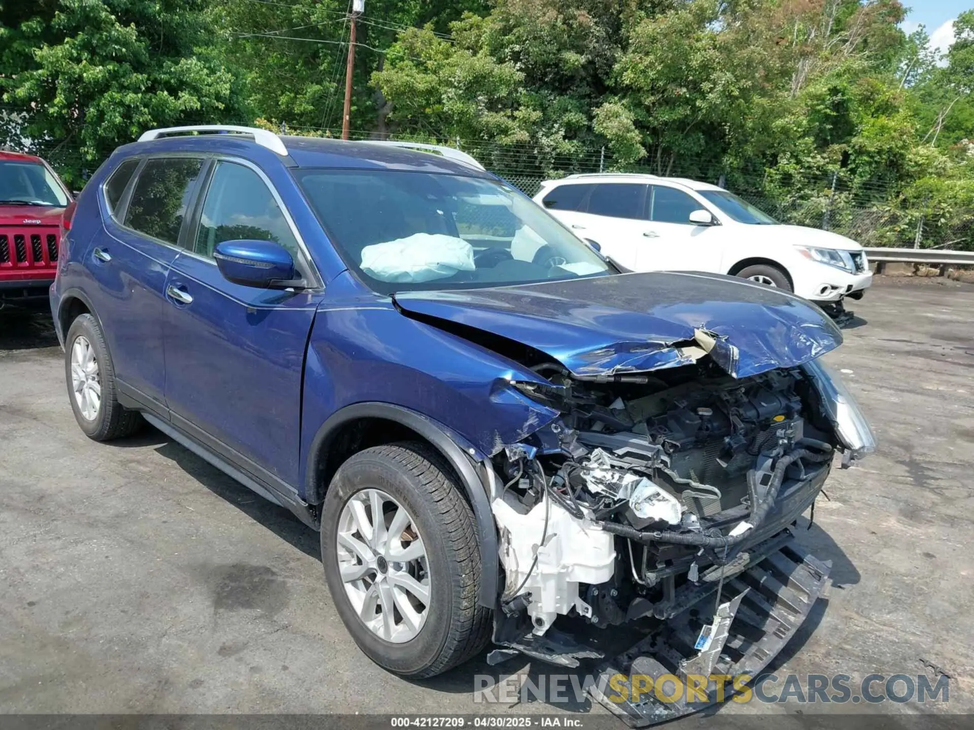 1 Photograph of a damaged car 5N1AT2MV9KC766996 NISSAN ROGUE 2019