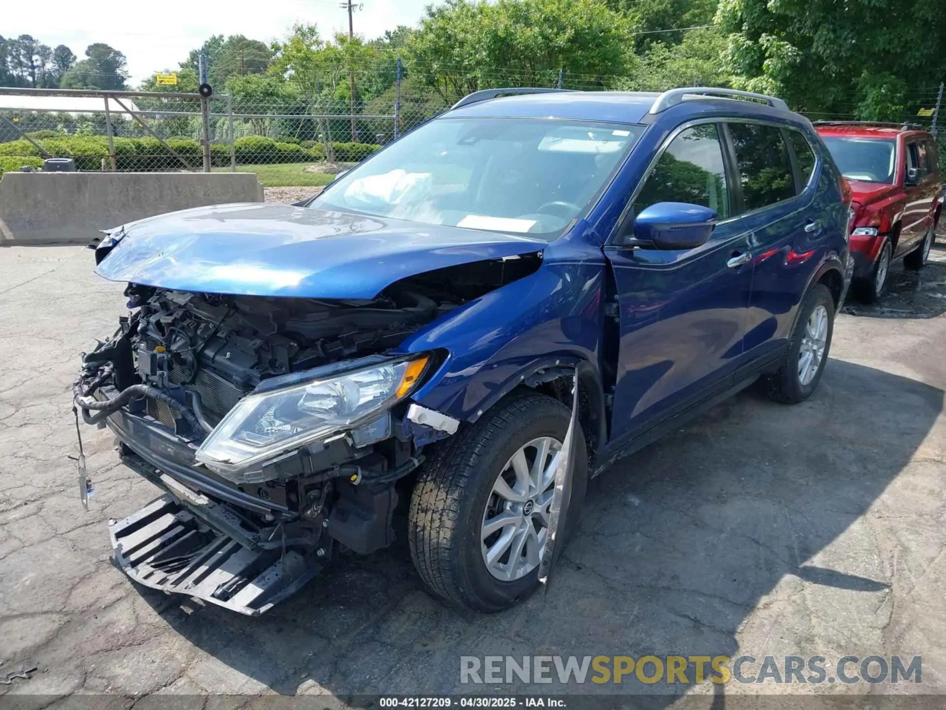 2 Photograph of a damaged car 5N1AT2MV9KC766996 NISSAN ROGUE 2019