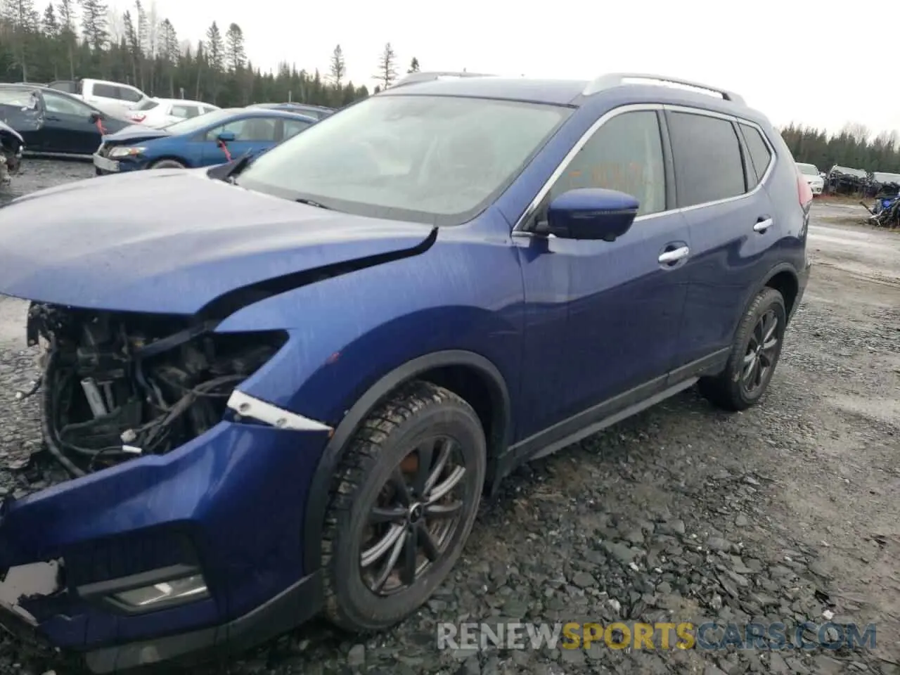 1 Photograph of a damaged car 5N1AT2MV9KC775245 NISSAN ROGUE 2019