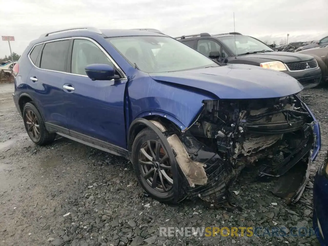 4 Photograph of a damaged car 5N1AT2MV9KC775245 NISSAN ROGUE 2019