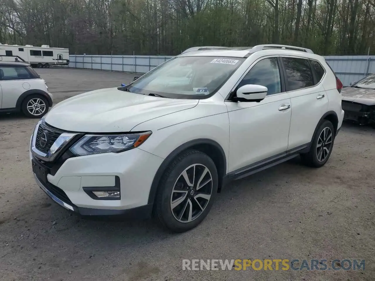 1 Photograph of a damaged car 5N1AT2MV9KC799254 NISSAN ROGUE 2019