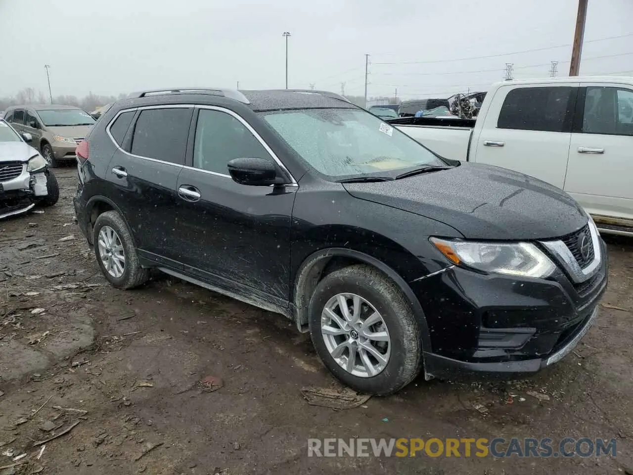4 Photograph of a damaged car 5N1AT2MV9KC834522 NISSAN ROGUE 2019