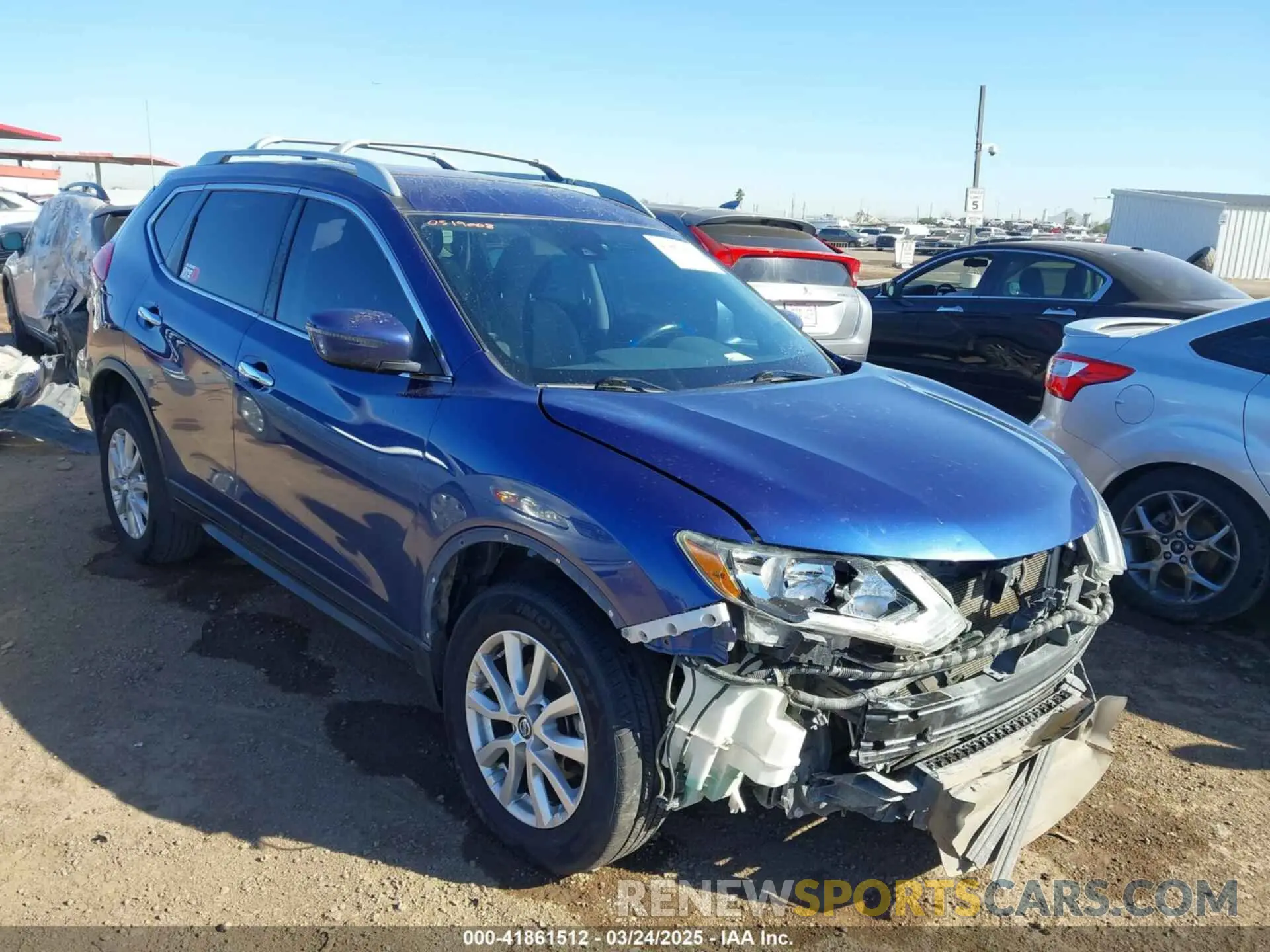 1 Photograph of a damaged car 5N1AT2MV9KC841437 NISSAN ROGUE 2019