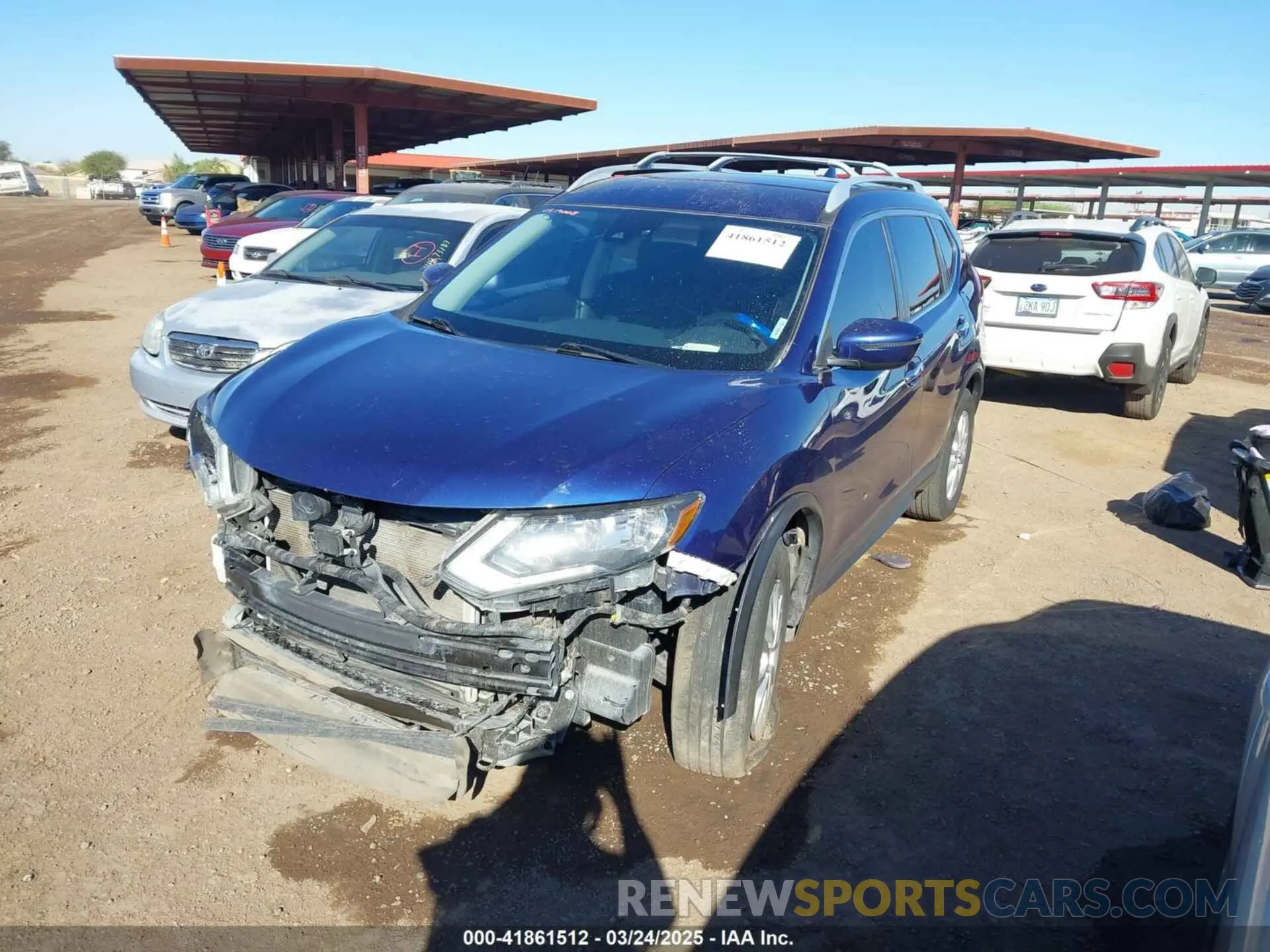 2 Photograph of a damaged car 5N1AT2MV9KC841437 NISSAN ROGUE 2019