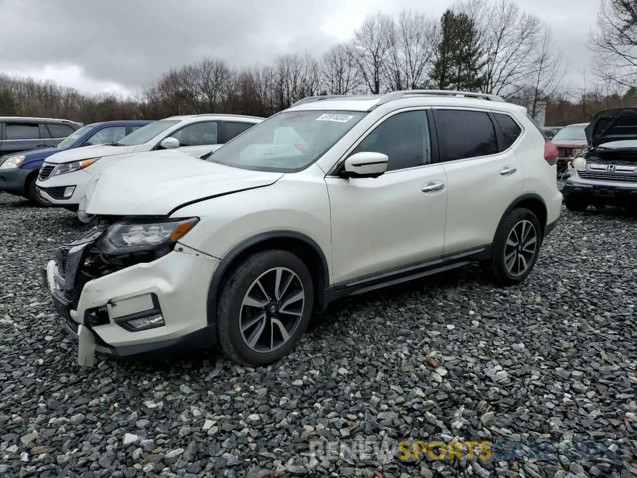 1 Photograph of a damaged car 5N1AT2MVXKC721890 NISSAN ROGUE 2019