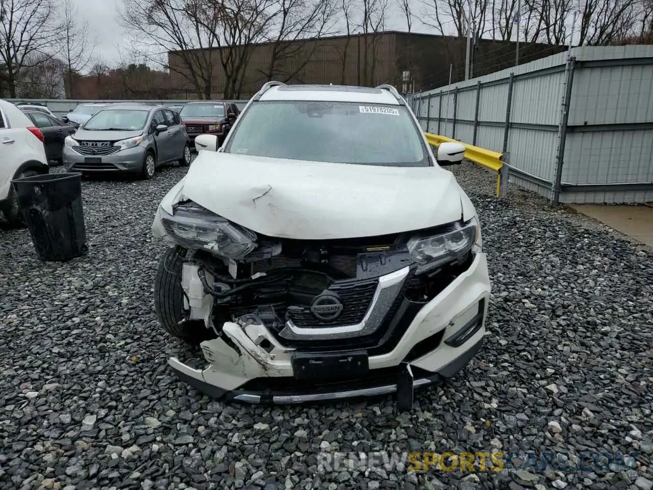 5 Photograph of a damaged car 5N1AT2MVXKC721890 NISSAN ROGUE 2019