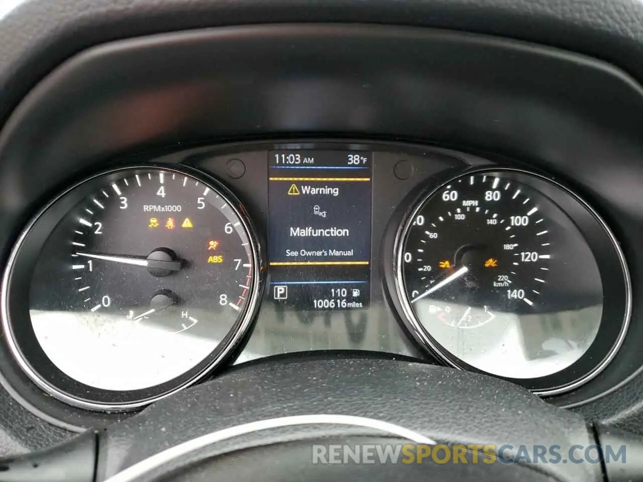 9 Photograph of a damaged car 5N1AT2MVXKC721890 NISSAN ROGUE 2019