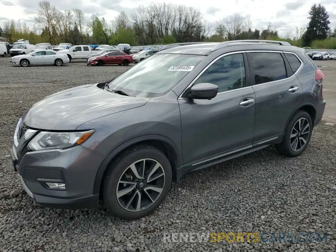1 Photograph of a damaged car 5N1AT2MVXKC772032 NISSAN ROGUE 2019