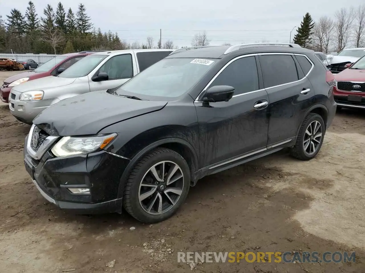 1 Photograph of a damaged car 5N1AT2MVXKC779773 NISSAN ROGUE 2019