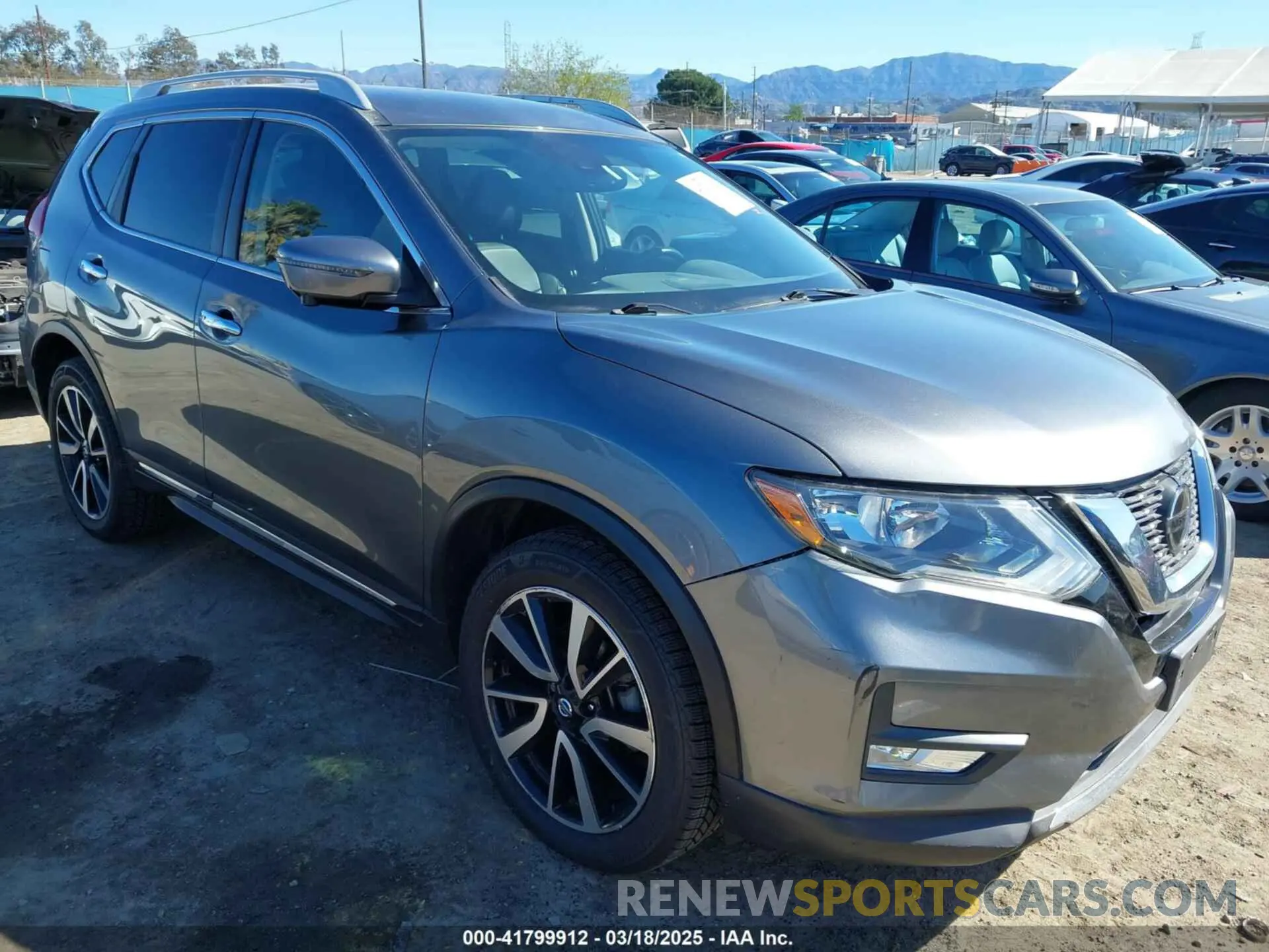 1 Photograph of a damaged car 5N1AT2MVXKC793110 NISSAN ROGUE 2019