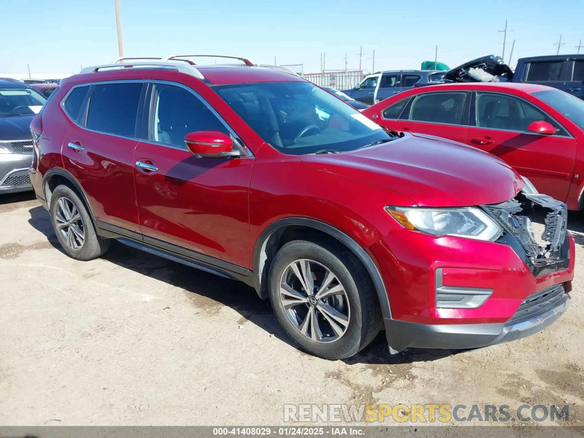 1 Photograph of a damaged car 5N1AT2MVXKC801738 NISSAN ROGUE 2019