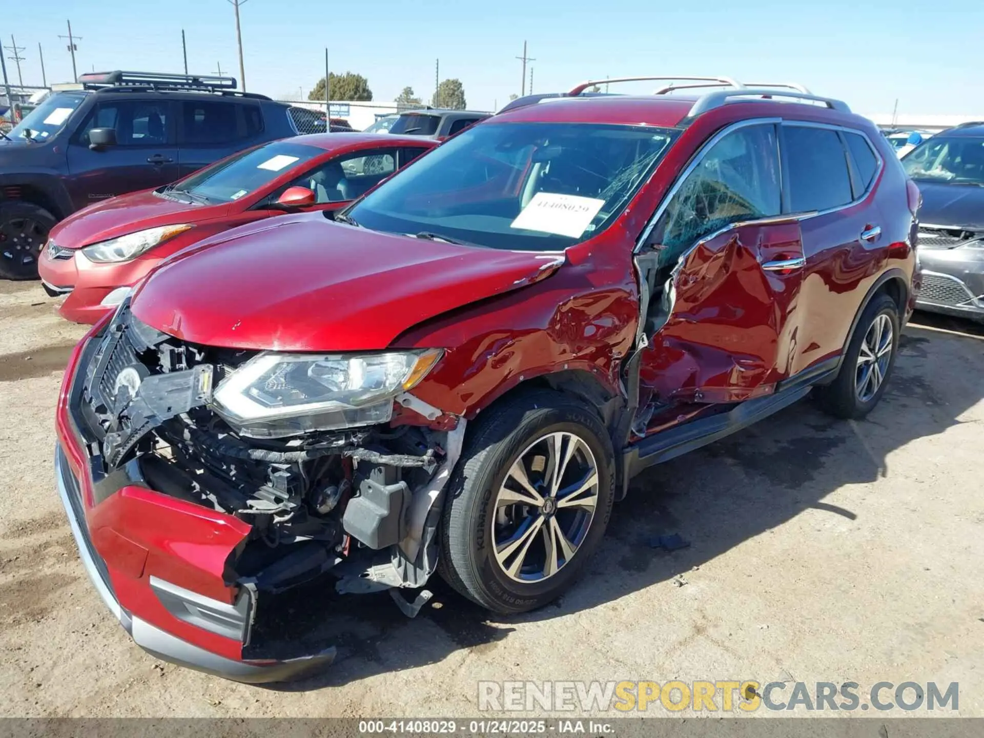 6 Photograph of a damaged car 5N1AT2MVXKC801738 NISSAN ROGUE 2019