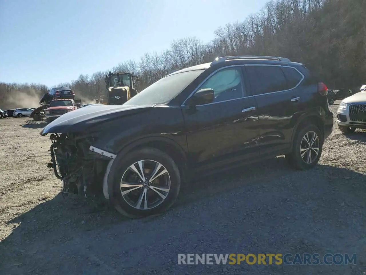 1 Photograph of a damaged car 5N1AT2MVXKC816742 NISSAN ROGUE 2019