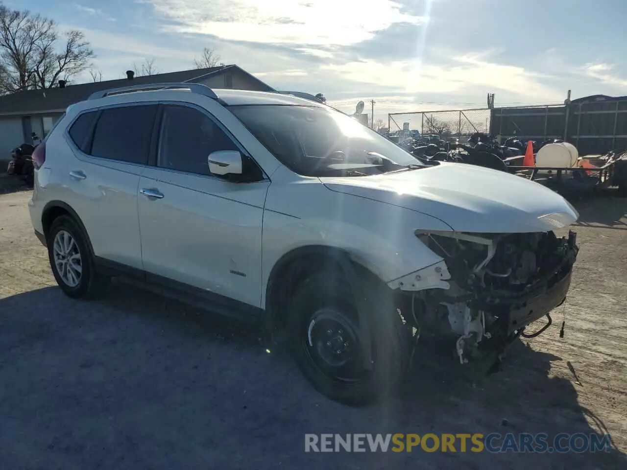 4 Photograph of a damaged car 5N1ET2MT7KC719224 NISSAN ROGUE 2019