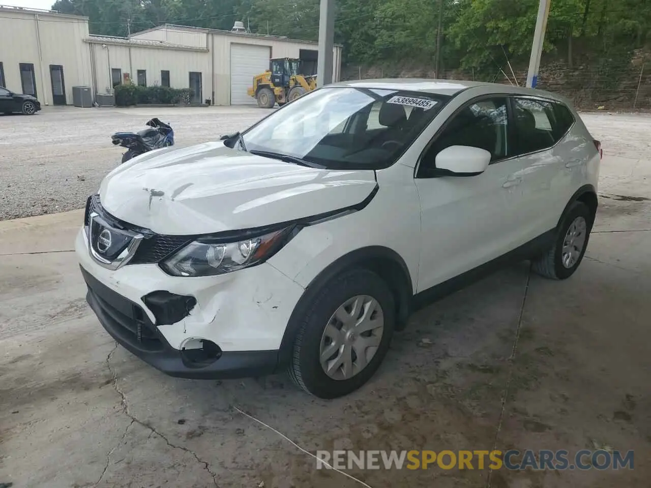 1 Photograph of a damaged car JN1BJ1CP0KW243833 NISSAN ROGUE 2019
