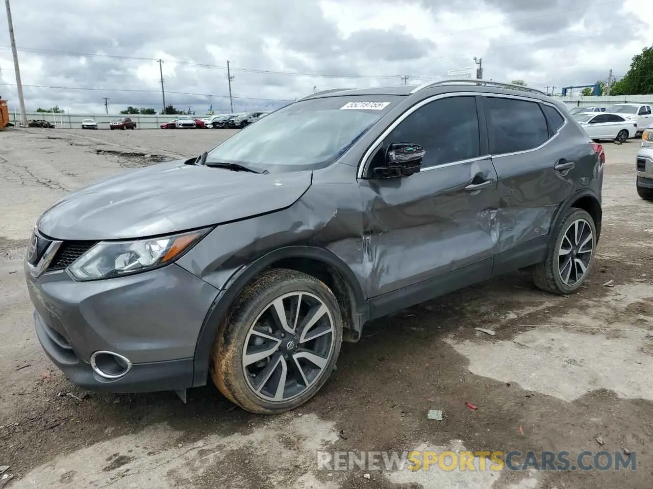 1 Photograph of a damaged car JN1BJ1CP1KW226331 NISSAN ROGUE 2019
