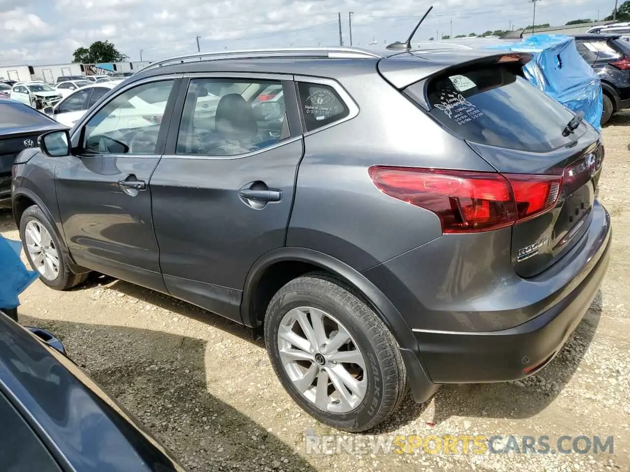 2 Photograph of a damaged car JN1BJ1CP1KW234364 NISSAN ROGUE 2019