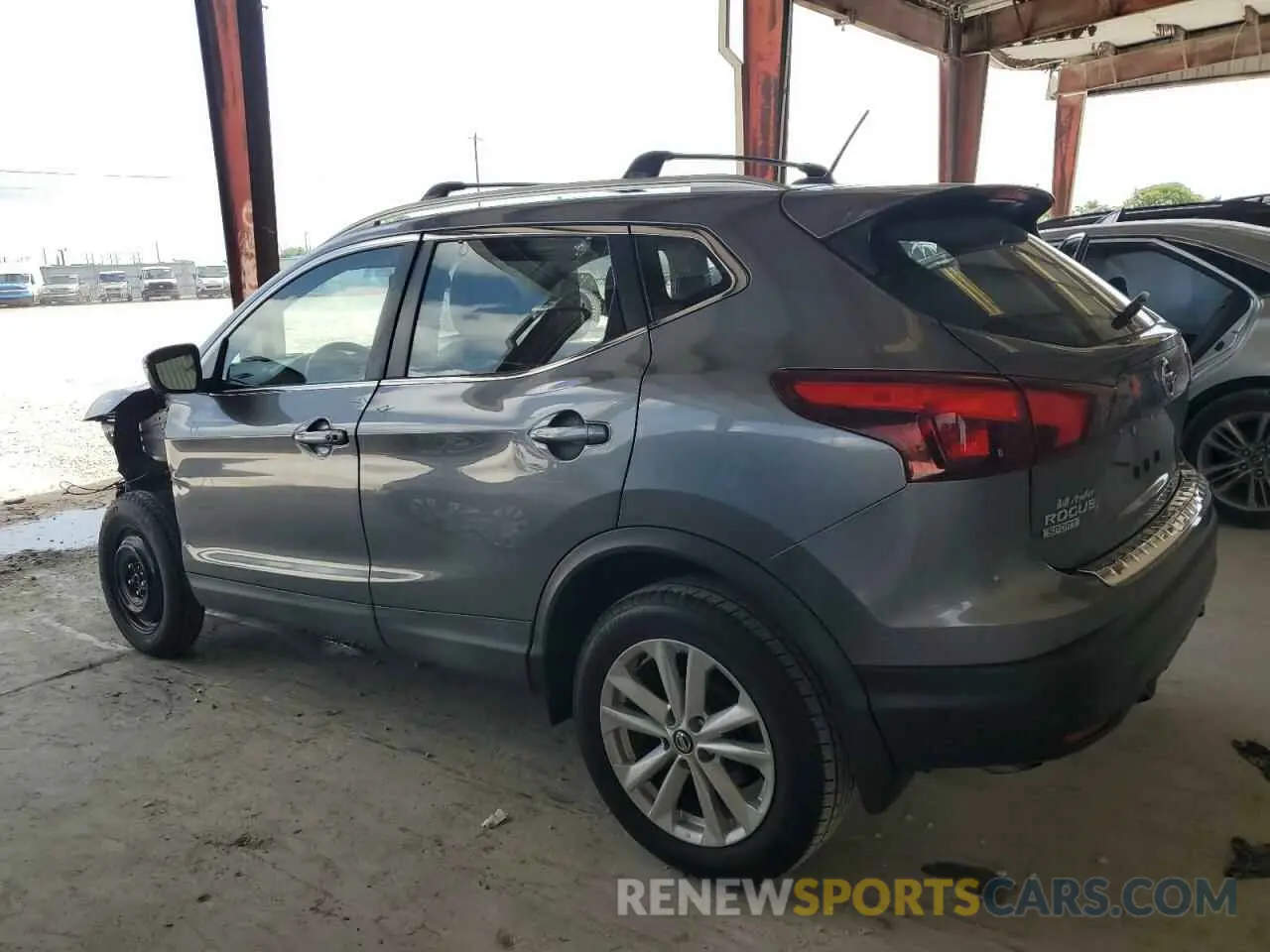 2 Photograph of a damaged car JN1BJ1CP2KW220375 NISSAN ROGUE 2019