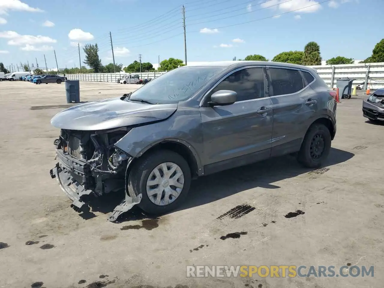 1 Photograph of a damaged car JN1BJ1CP2KW239833 NISSAN ROGUE 2019