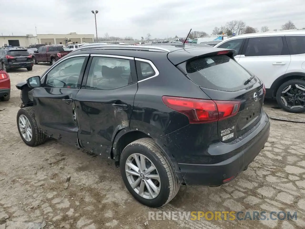 2 Photograph of a damaged car JN1BJ1CP2KW240416 NISSAN ROGUE 2019