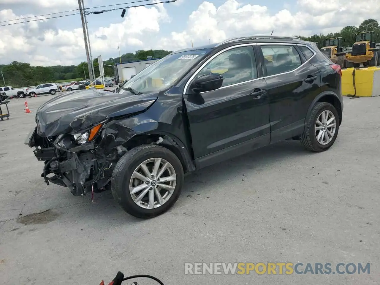 1 Photograph of a damaged car JN1BJ1CP2KW523740 NISSAN ROGUE 2019